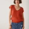 Summum W26 7s8042 Spencer mohair wool blend knit goji berry - Afbeelding 3