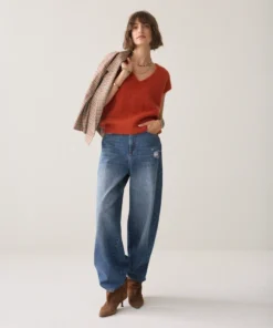 Summum W26 7s8042 Spencer mohair wool blend knit goji berry