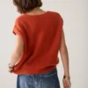 Summum W26 7s8042 Spencer mohair wool blend knit goji berry - Afbeelding 5