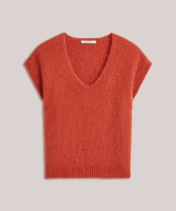 Alternative view of Summum W26 7s8042 Spencer mohair wool blend knit goji berry