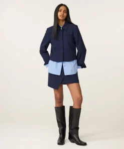 Fabienne Chapot W26 Vito blazer maritime blue/riad blue