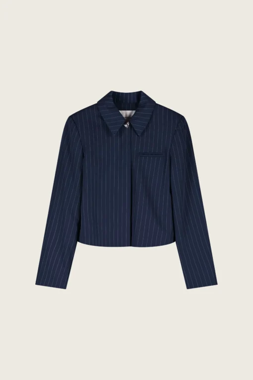 Alternative view of Fabienne Chapot W26 Vito blazer maritime blue/riad blue