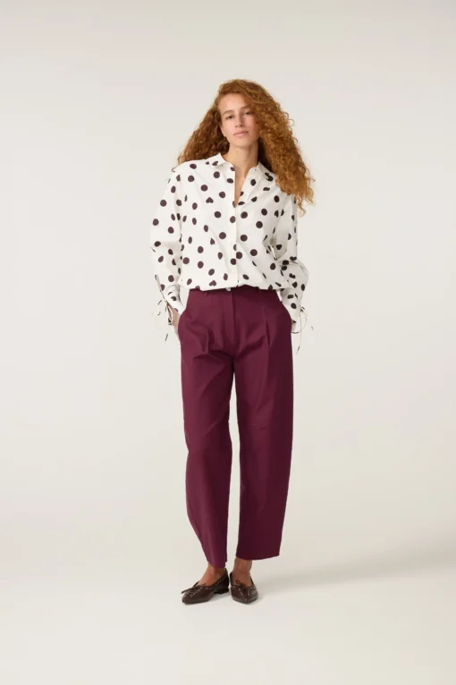 Fabienne Chapot W26 Ada blouse cosy white