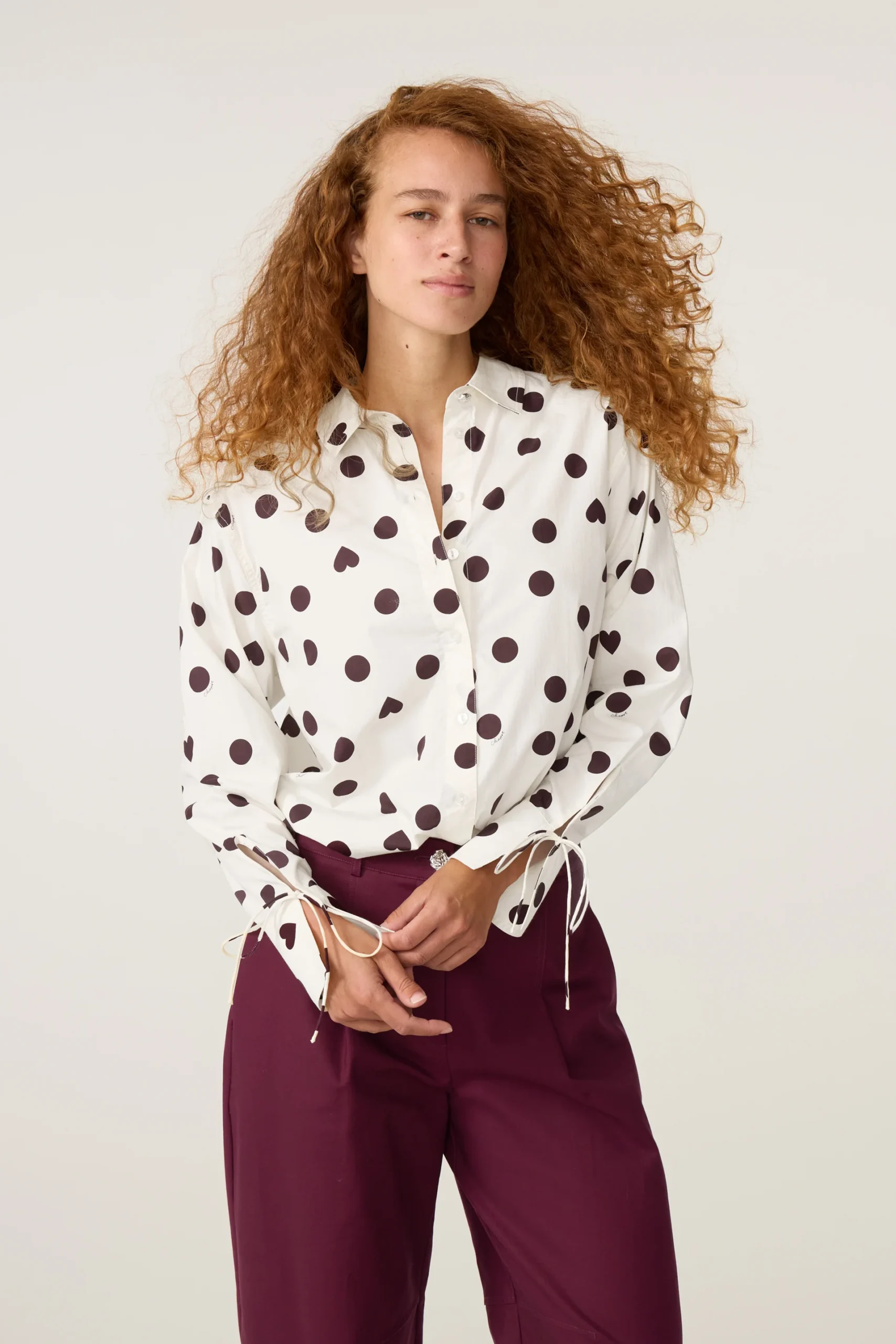Fabienne Chapot W26 Ada blouse cosy white - Afbeelding 5