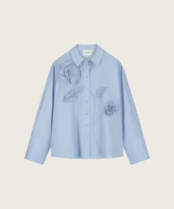 Alternative view of Fabienne Chapot W26 Alex blouse key blue