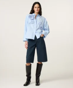 Fabienne Chapot W26 Alex blouse key blue