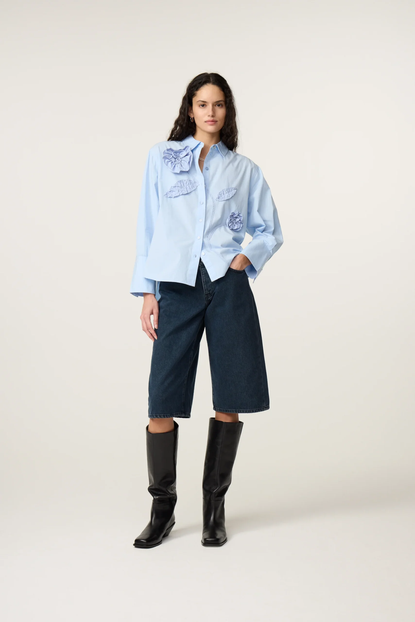Fabienne Chapot W26 Alex blouse key blue