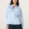 Fabienne Chapot W26 Alex blouse key blue - Afbeelding 5