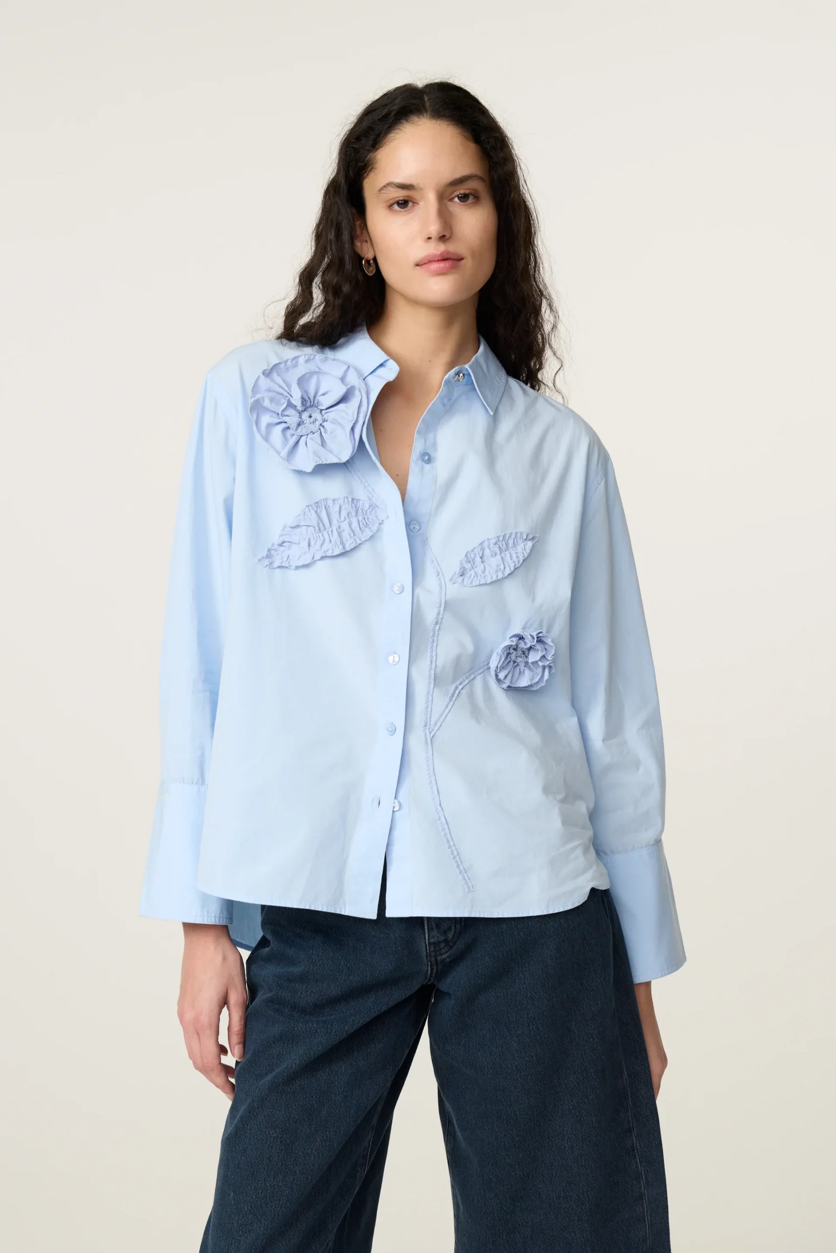 Fabienne Chapot W26 Alex blouse key blue - Afbeelding 5