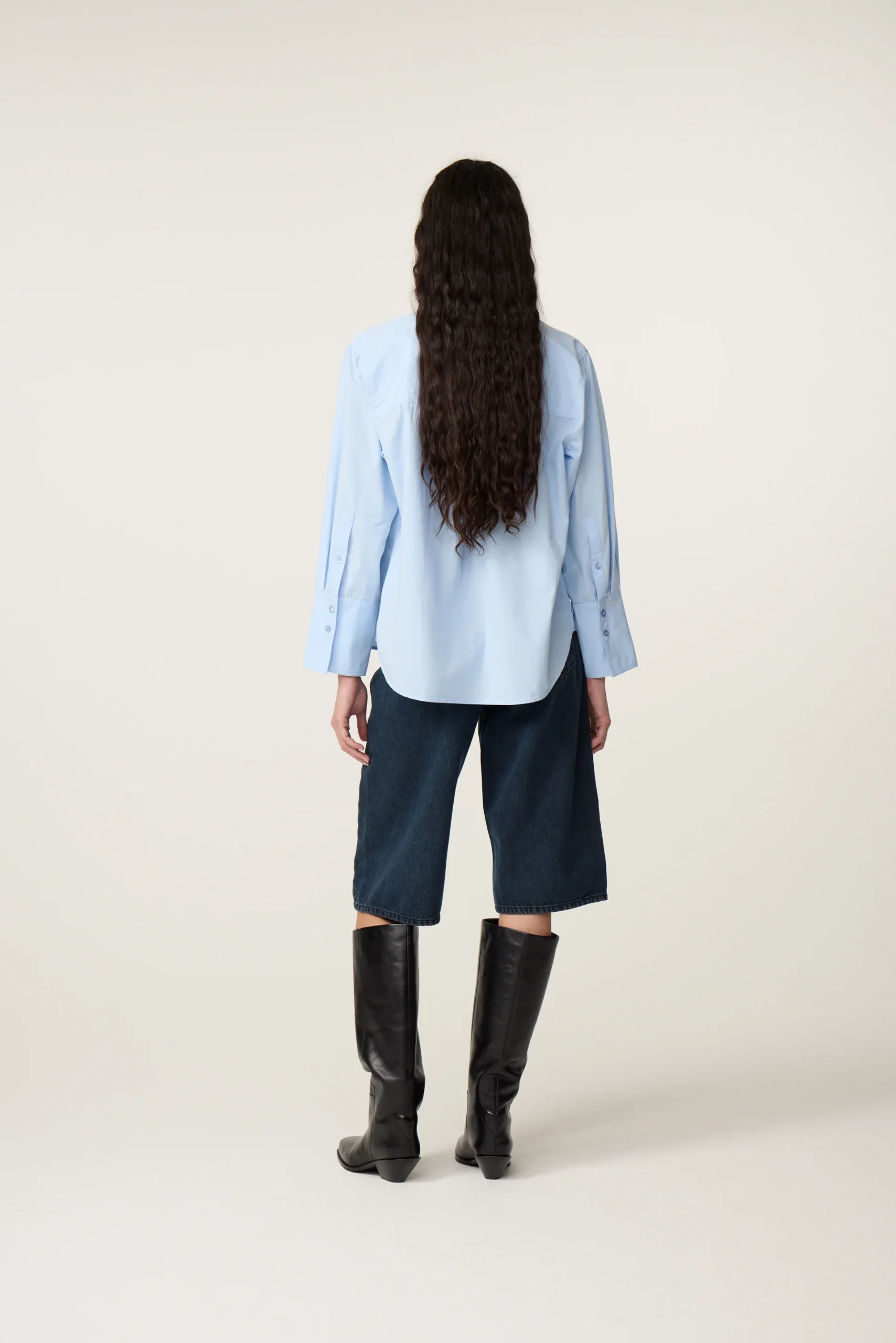Fabienne Chapot W26 Alex blouse key blue - Afbeelding 4