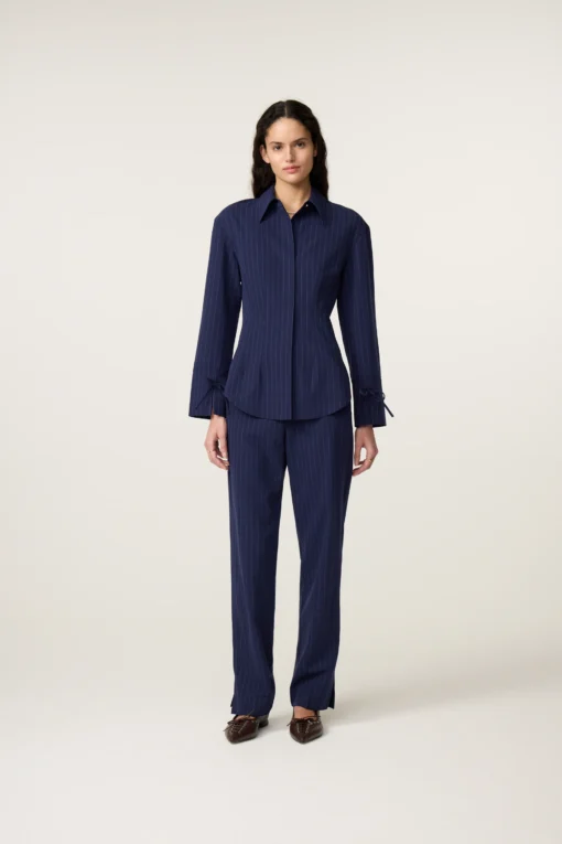 Fabienne Chapot W26 Elvira blouse maritime blue/riad blue