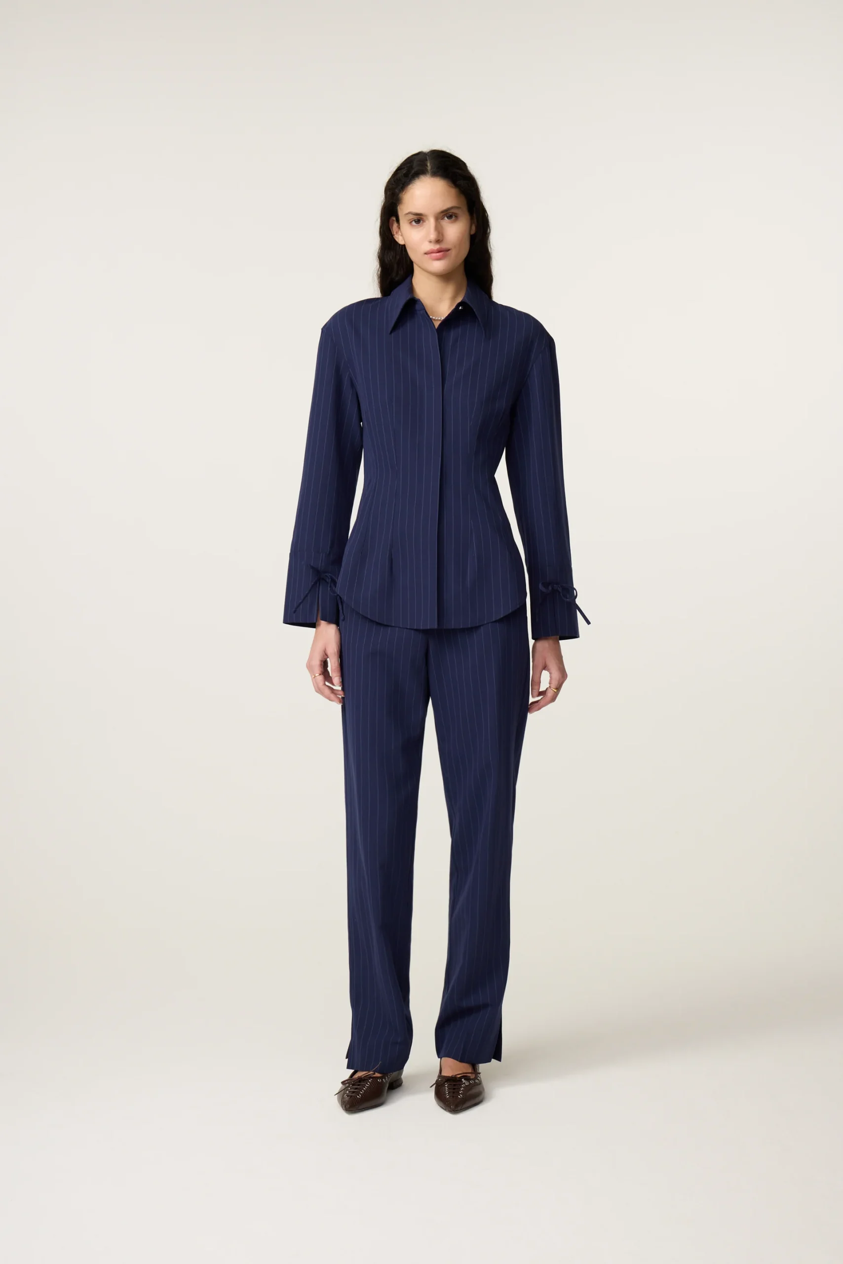 Fabienne Chapot W26 Elvira blouse maritime blue/riad blue
