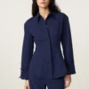 Fabienne Chapot W26 Elvira blouse maritime blue/riad blue - Afbeelding 3