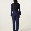 Fabienne Chapot W26 Elvira blouse maritime blue/riad blue - Afbeelding 4