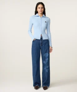 Fabienne Chapot W26 Tess cardigan key blue