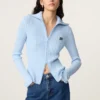 Fabienne Chapot W26 Tess cardigan key blue - Afbeelding 4