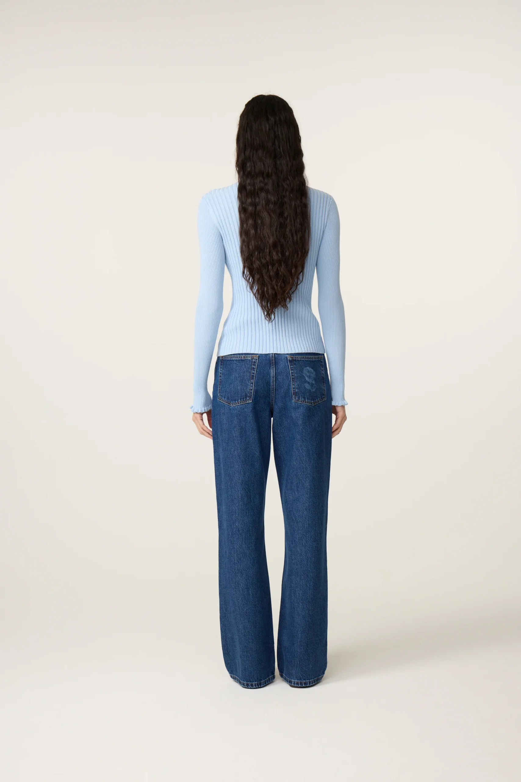 Fabienne Chapot W26 Tess cardigan key blue - Afbeelding 3