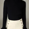 Maison Hotel W26 Nancy sweater black frequency - Afbeelding 8