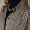 Maison Hotel W26 Claude shirt coffee stripes - Afbeelding 9