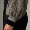 Maison Hotel W26 Claude shirt coffee stripes - Afbeelding 8