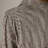 Maison Hotel W26 Claude shirt coffee stripes - Afbeelding 3