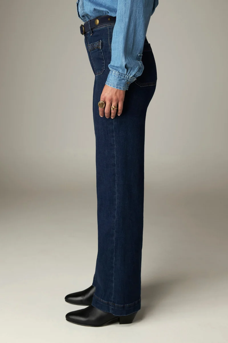 Maison Hotel W26 Giulietta pantalon navy - Afbeelding 6