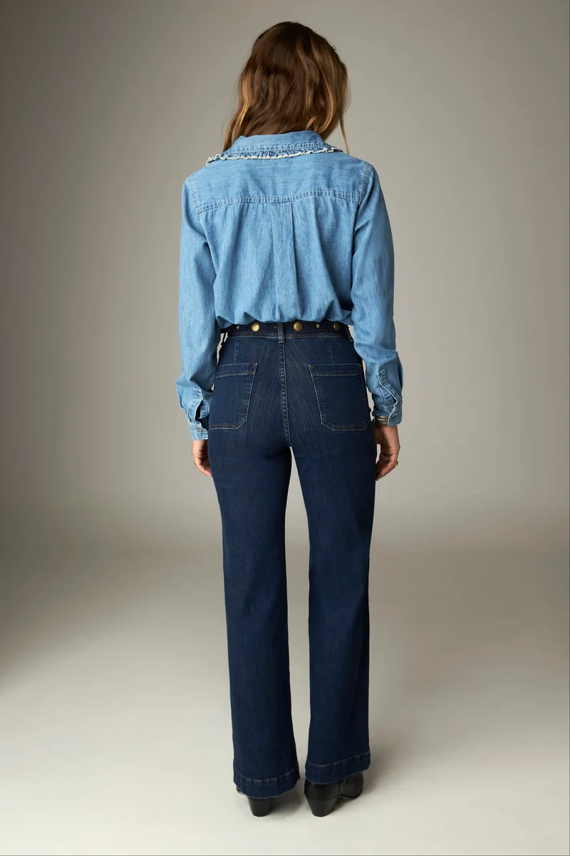 Maison Hotel W26 Giulietta pantalon navy - Afbeelding 5