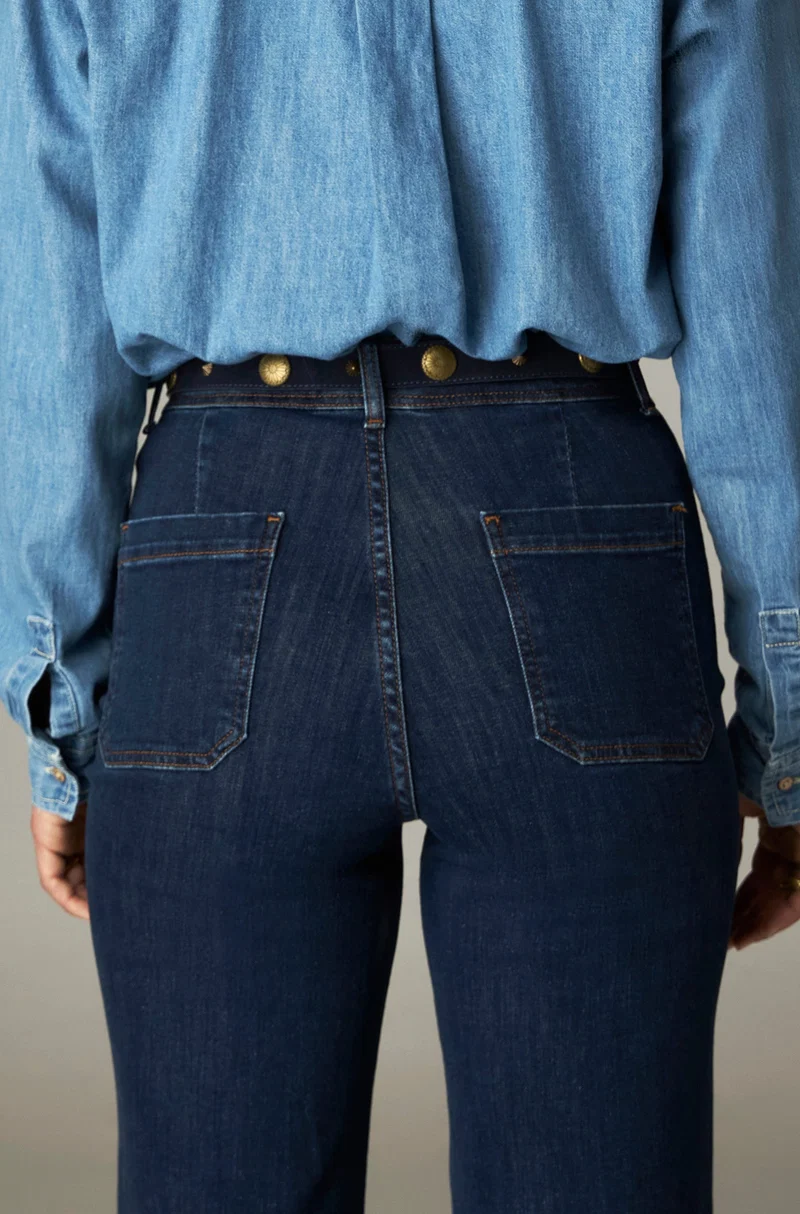 Maison Hotel W26 Giulietta pantalon navy - Afbeelding 4