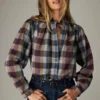 Maison Hotel W26 Mary blouse psychedelic plume