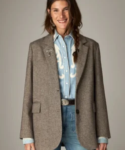 Maison Hotel W26 Nico blazer chocolate chaud