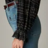 Maison Hotel W26 Coco blouse noir plaid - Afbeelding 5