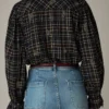 Maison Hotel W26 Coco blouse noir plaid - Afbeelding 4