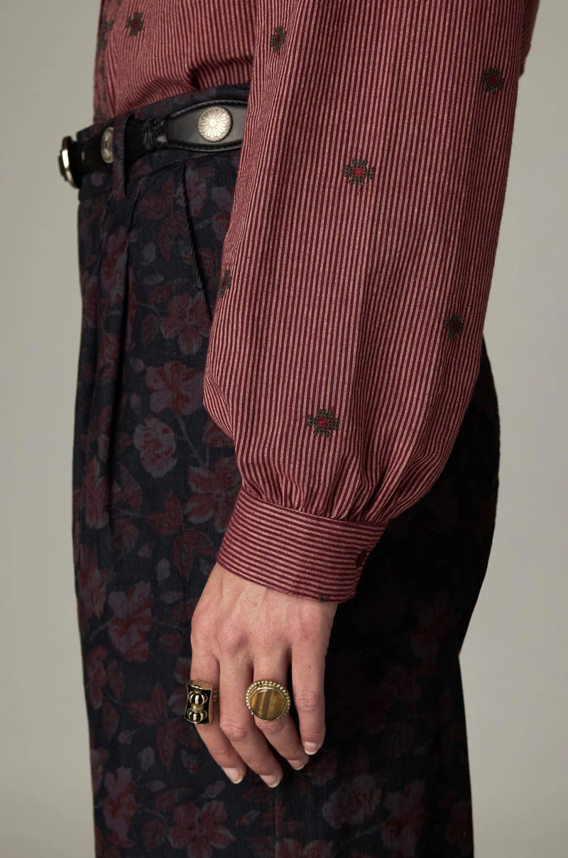 Maison Hotel W26 Amrita shirt vino nocturno - Afbeelding 5