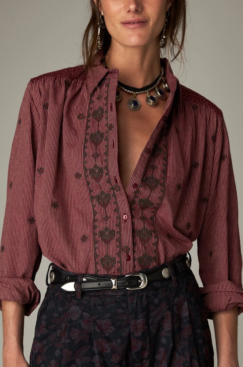 Maison Hotel W26 Amrita shirt vino nocturno - Afbeelding 7