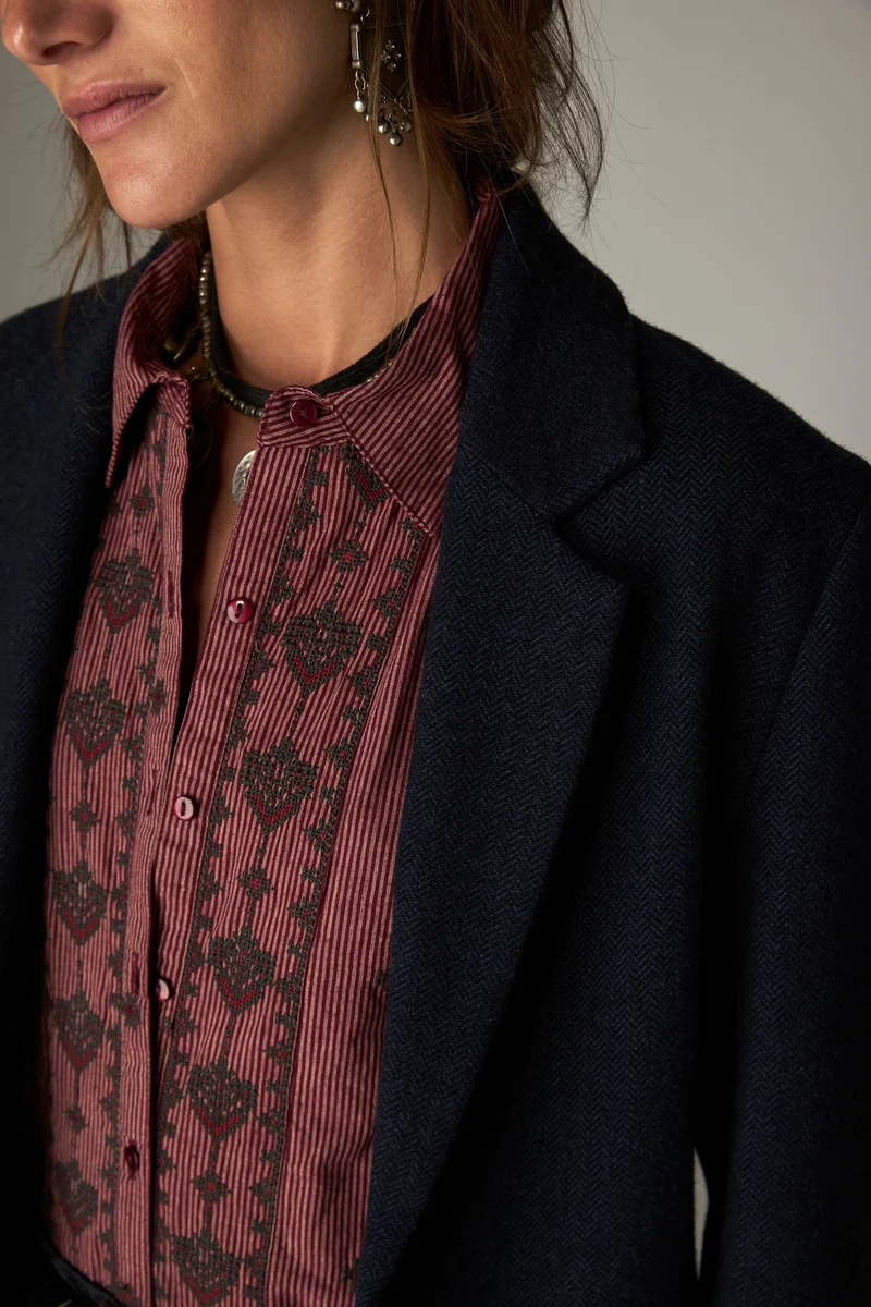 Maison Hotel W26 Nico blazer blue ash - Afbeelding 7