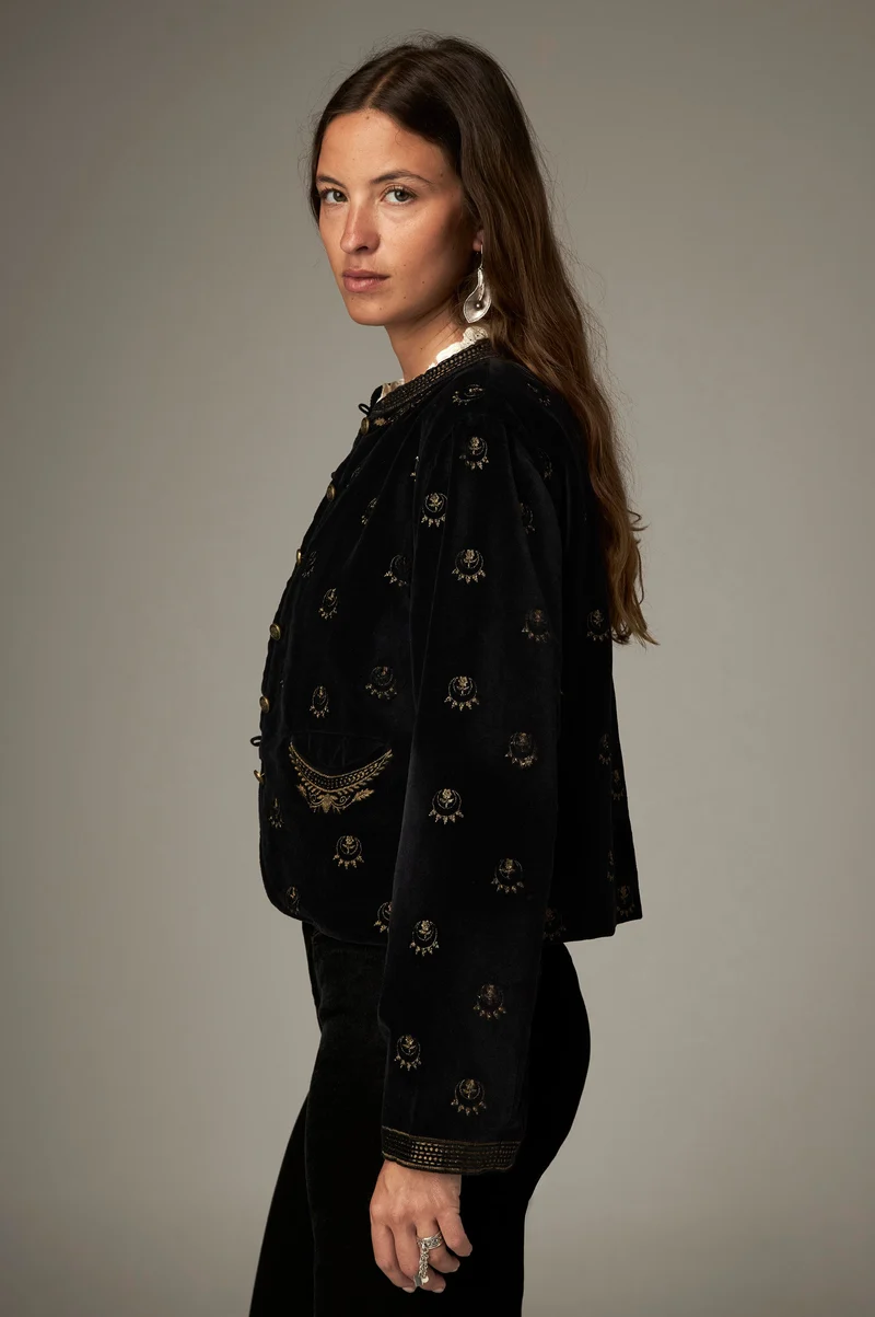 Maison Hotel W26 Luna jacket golden stars - Afbeelding 7