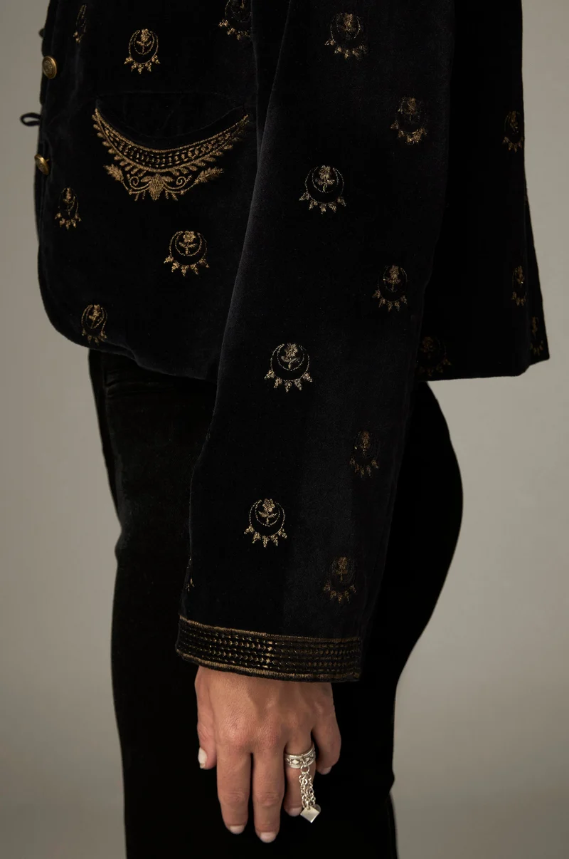 Maison Hotel W26 Luna jacket golden stars - Afbeelding 6