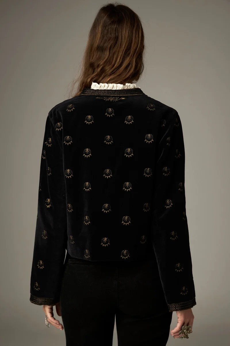 Maison Hotel W26 Luna jacket golden stars - Afbeelding 5