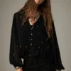 Maison Hotel W26 Catherine blouse blackout
