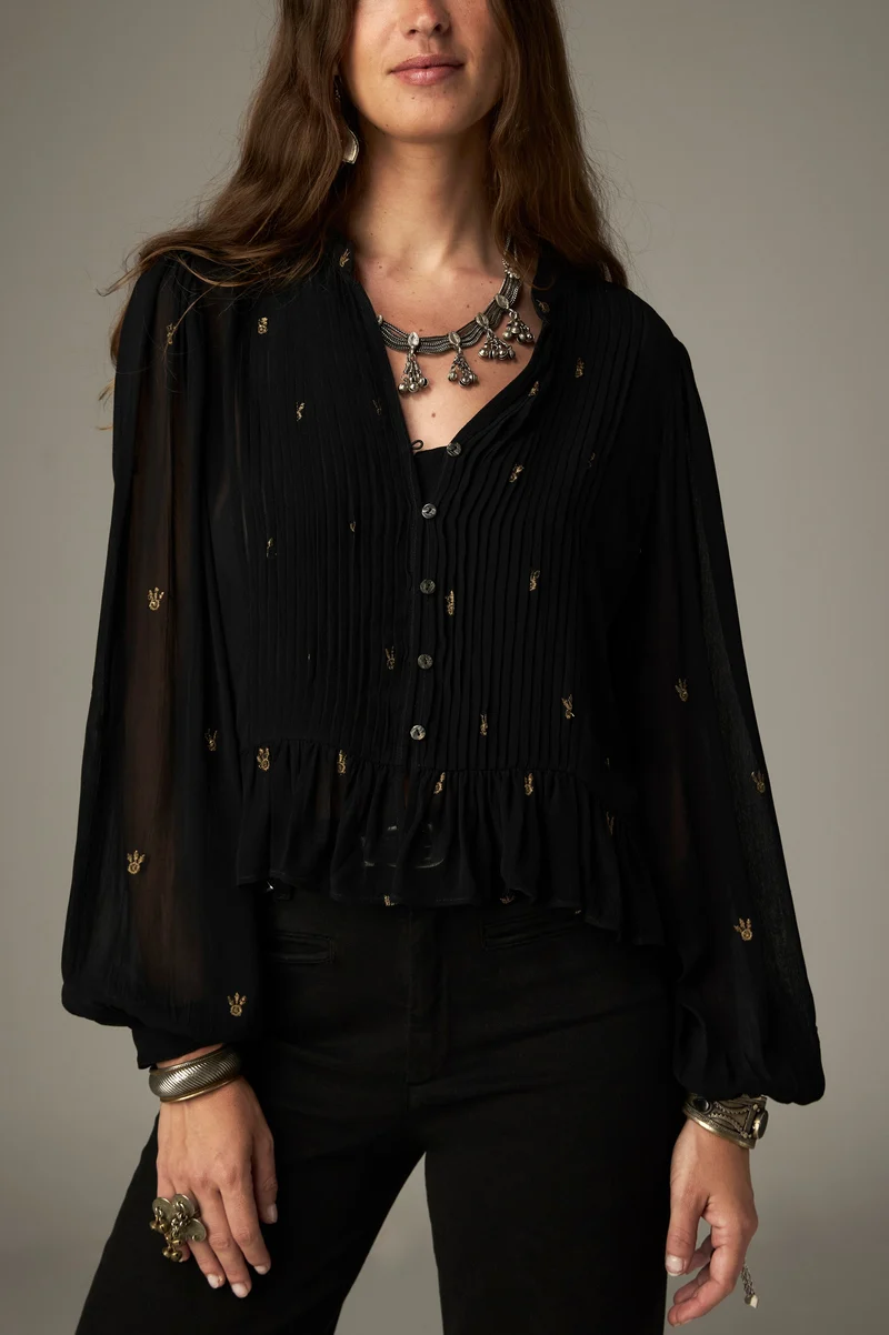 Maison Hotel W26 Catherine blouse blackout - Afbeelding 7