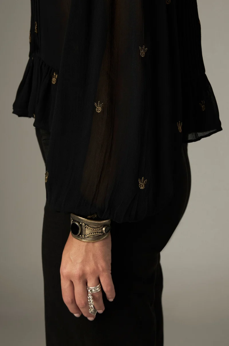 Maison Hotel W26 Catherine blouse blackout - Afbeelding 5
