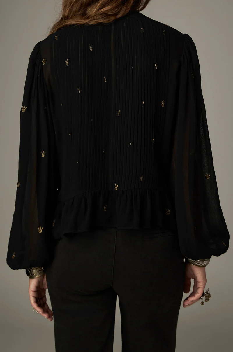 Maison Hotel W26 Catherine blouse blackout - Afbeelding 4