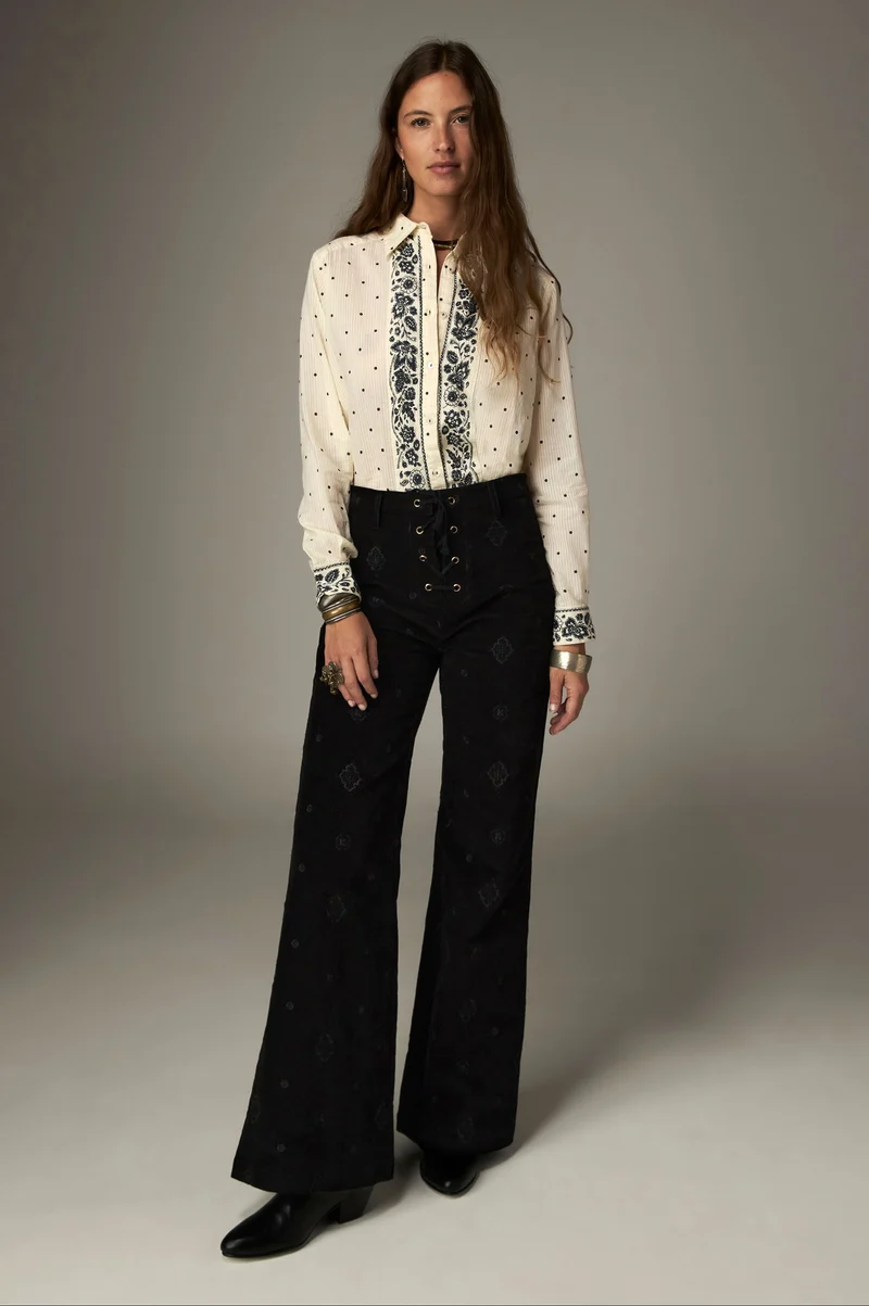 Maison Hotel W26 Rumba shirt anis - Afbeelding 6