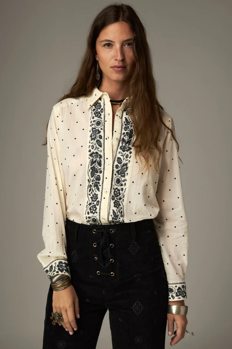 Maison Hotel W26 Rumba shirt anis - Afbeelding 7