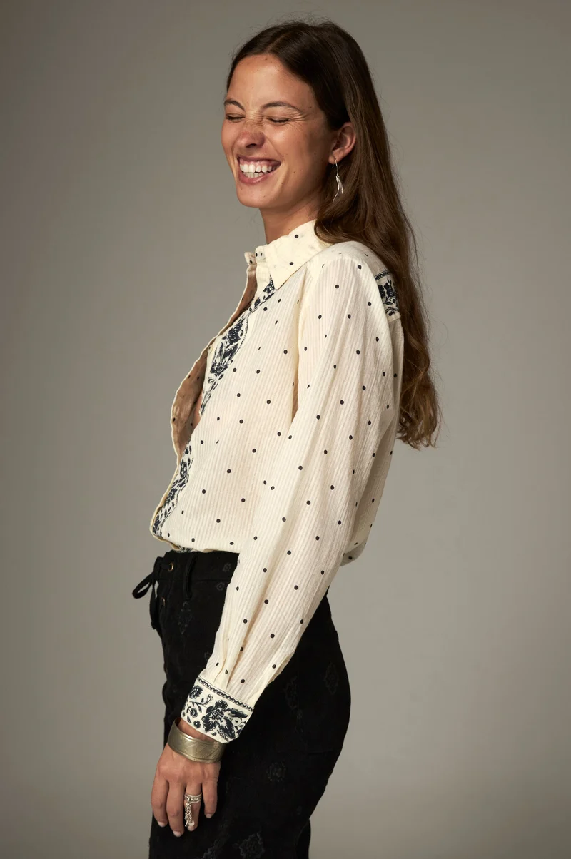 Maison Hotel W26 Rumba shirt anis - Afbeelding 5