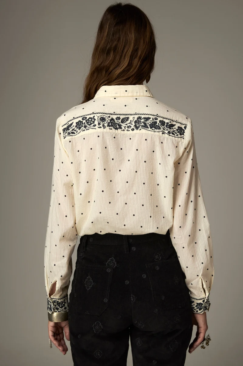 Maison Hotel W26 Rumba shirt anis - Afbeelding 4