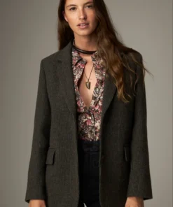 Alternative view of Maison Hotel W26 Camaron blazer mossy