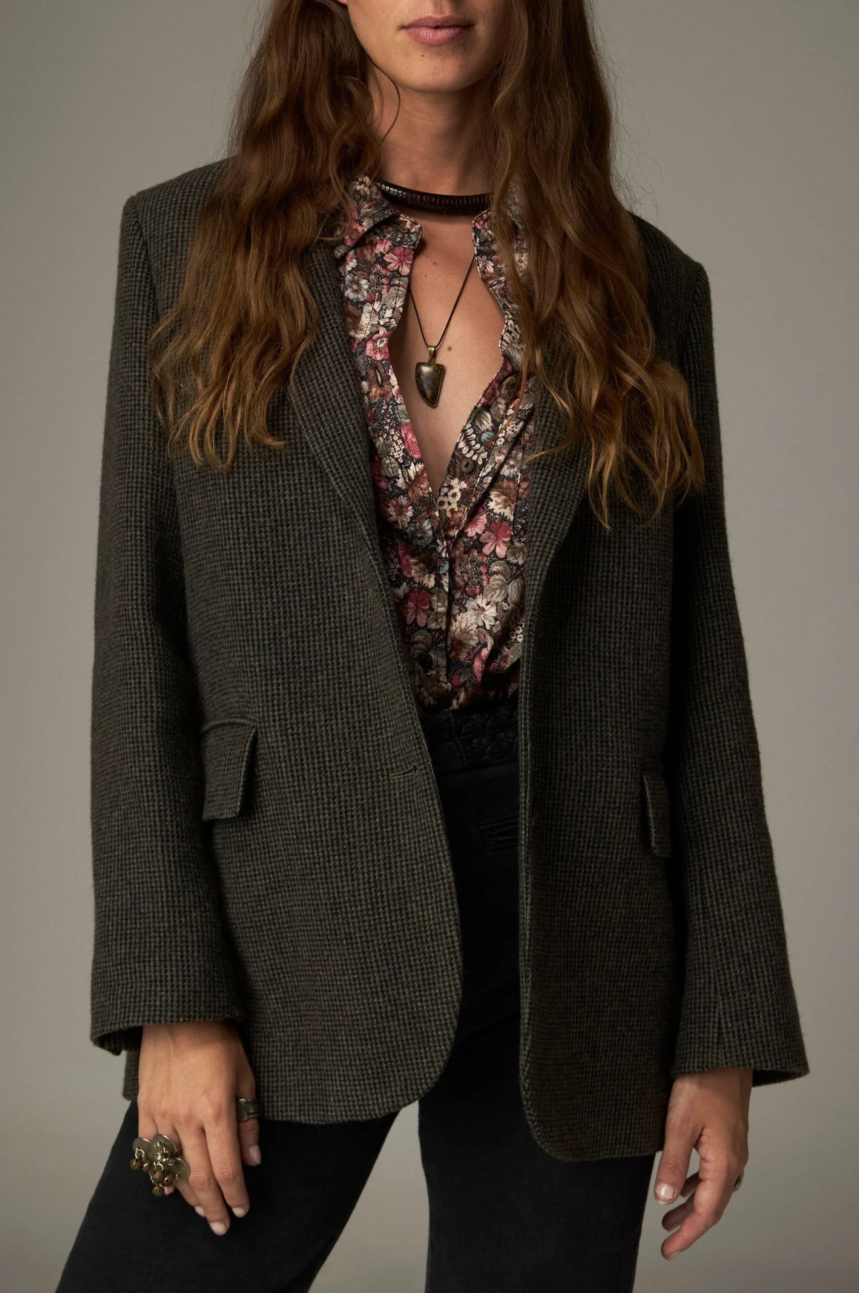 Maison Hotel W26 Camaron blazer mossy