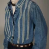 Maison Hotel W26 Zach shirt azzurro - Afbeelding 2