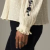 Maison Hotel W26 Morfeo blouse blue orchid - Afbeelding 7